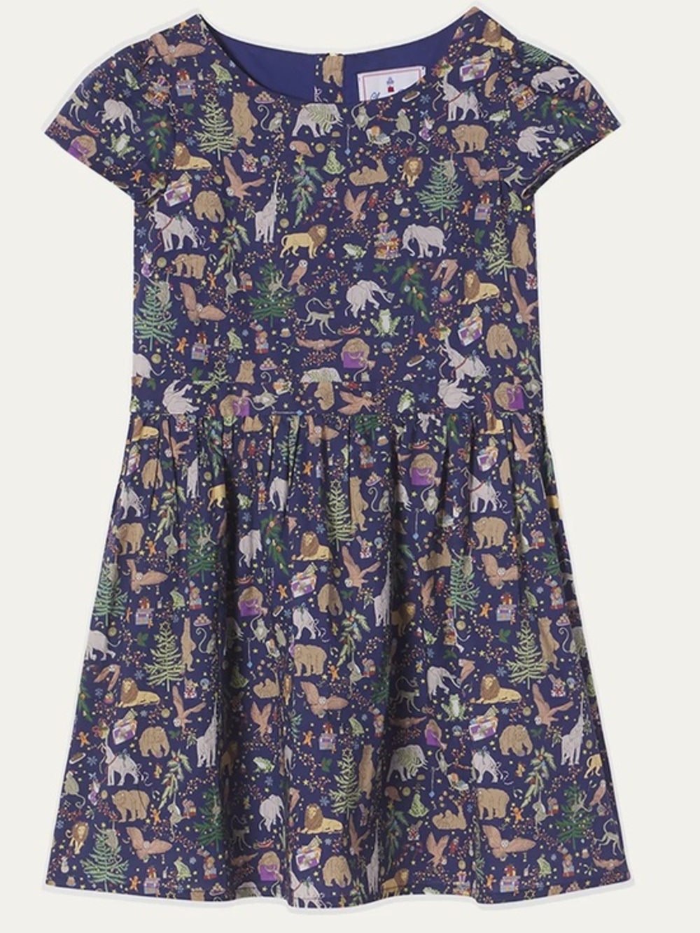 CLASSIC PREP CHILDRENSWEAR
Girl's Tilly Liberty Christmas-Print Dress Sz: 7